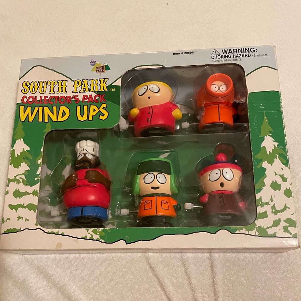 South Park wind up characters, very collectible.